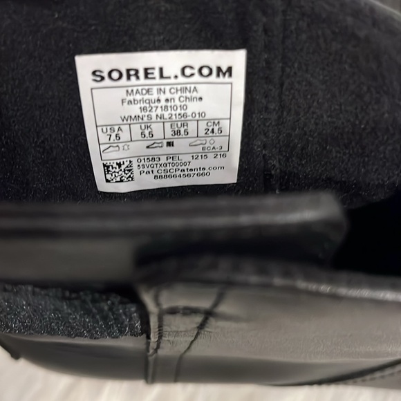 Sorel Black Leather and Rubber Slimpack Short Pull On Weather Riding Boots  7.5 - Picture 11 of 14